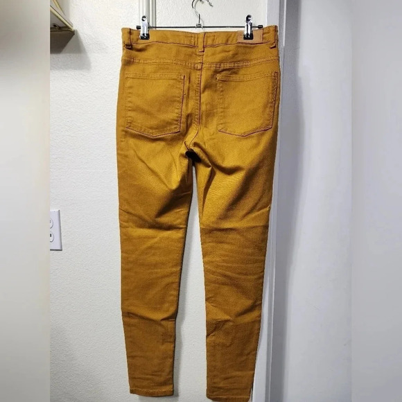 Zara Girls Skinny Mustard Color Jeans - Size 13-14 - Picture 2 of 5